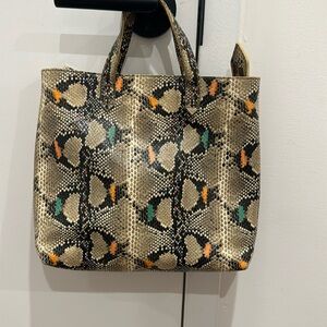 Madewell Snake Print Bag